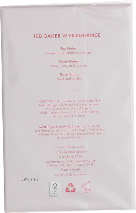 Immagine prodotto Ted Baker W (Eau de toilette, 75 ml)