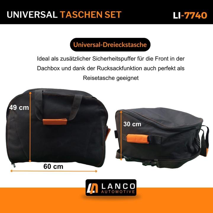 Immagine prodotto Lanco Set Borsa per Portapacchi