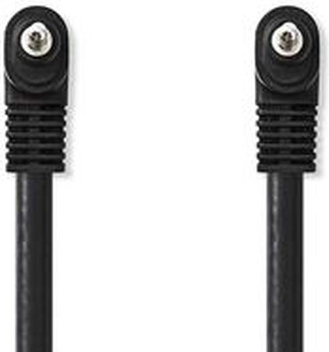 Image du produit Nedis Prise jack 3.5mm 4 pôles des deux côtés, noir, 2.0m (2 m, Jack 3,5 mm (AUX))