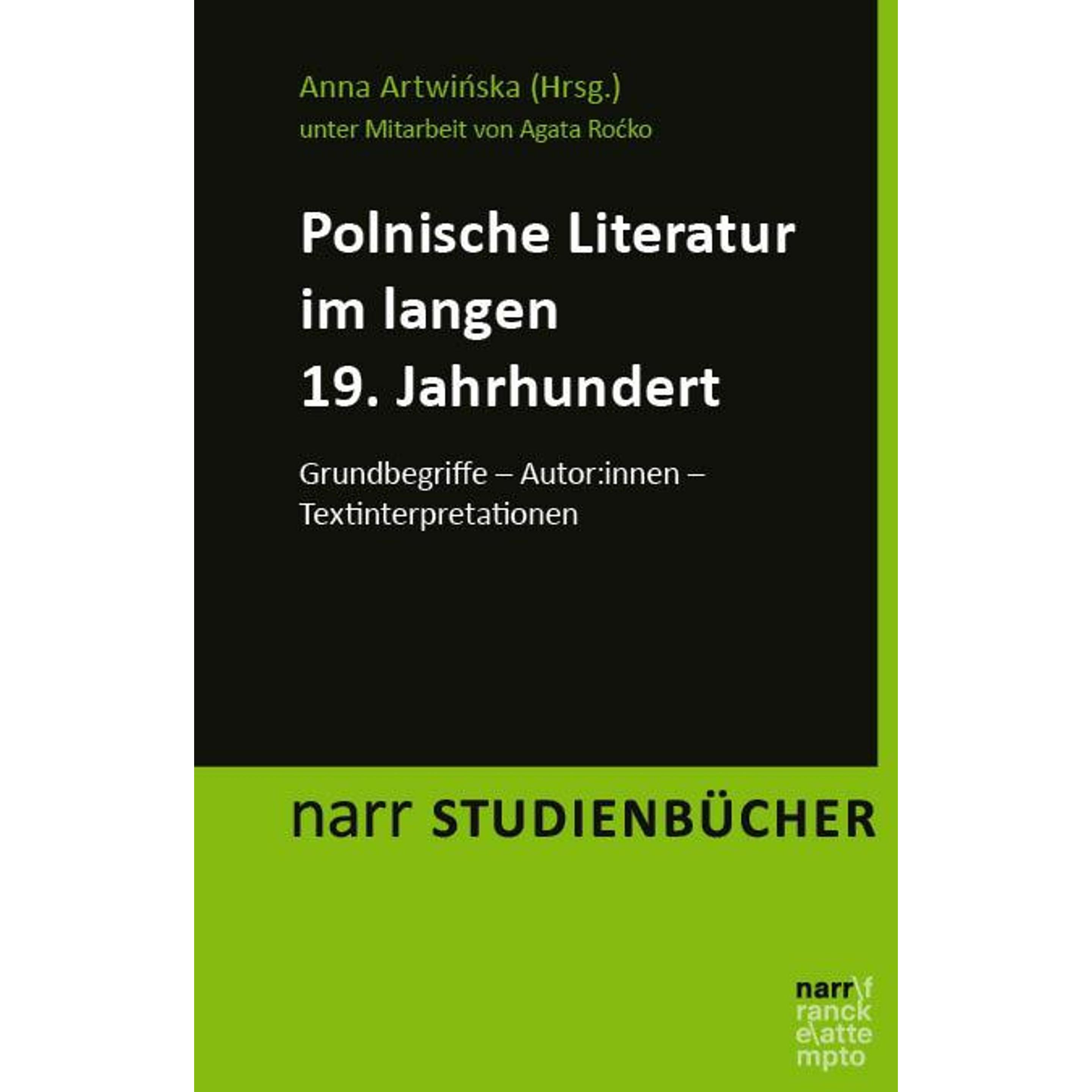 Polnische Literatur im langen 19. Jahrhundert, Fachbücher von Anna/Rocko, Artwinska, Anna Rocko