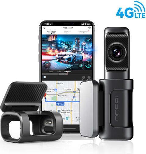 Immagine prodotto DDpai MINI 5 4G | Dashcam | 4K 2160p, GPS, WiFi (WiFi, Ricevitore GPS, 4K)