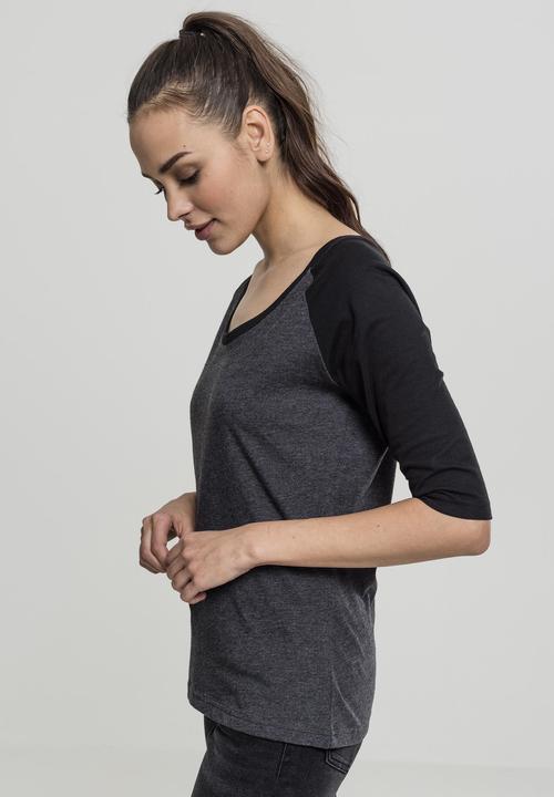 Produktbild Urban Classics Ladies 3/4 Contrast Raglan Tee (S)