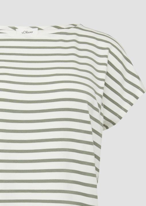 Produktbild S.Oliver T-Shirt Elastisches T-Shirt aus Viskosestretch im Relaxed Fit (40)