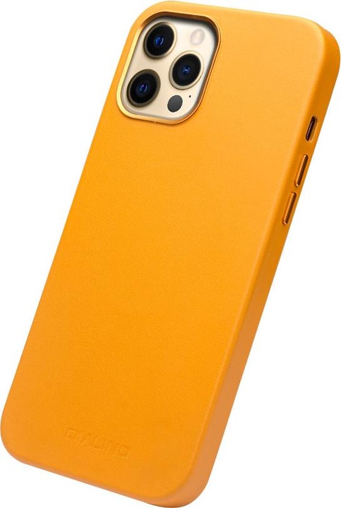 Produktbild QiAlino Hülle (MagSafe kompatibel) Orange (Apple iPhone 12 Pro Max)