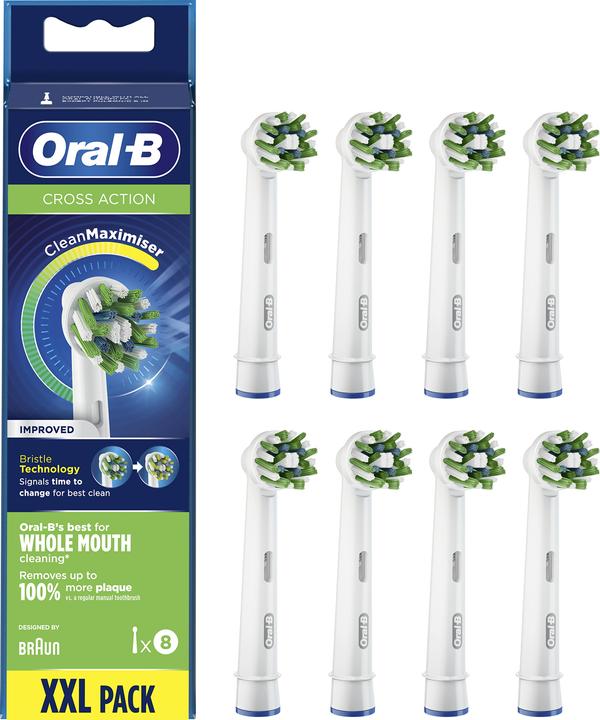 Image du produit Oral-B CrossAction 80339341 Tête de brosse à dents électrique (e) (8 x)