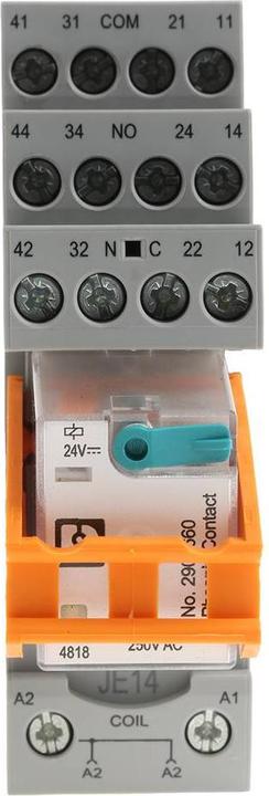 Actual product image Phoenix Contact RIF 2 complete relay with 2 CO