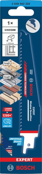 Image du produit Bosch Professional Zubehör EXPERT S959DHM Window Demolition Säbelsägeblatt