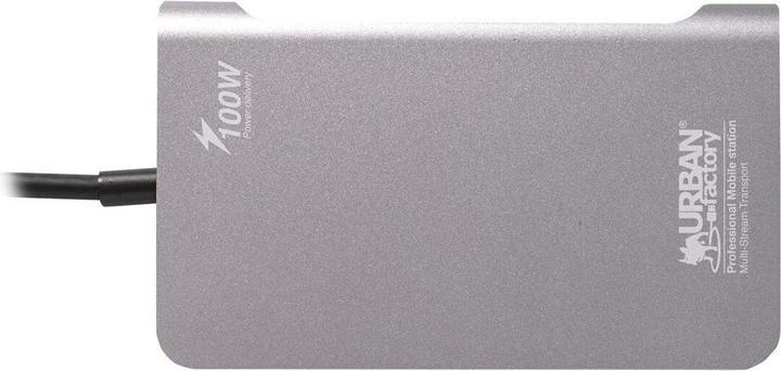 Image du produit Urban Factory TCM16UF Station d'accueil pour ordinateur portable et réplicateur de ports USB 3.2 Gen 1 (3.1 Gen (USB-C, 1 portion)