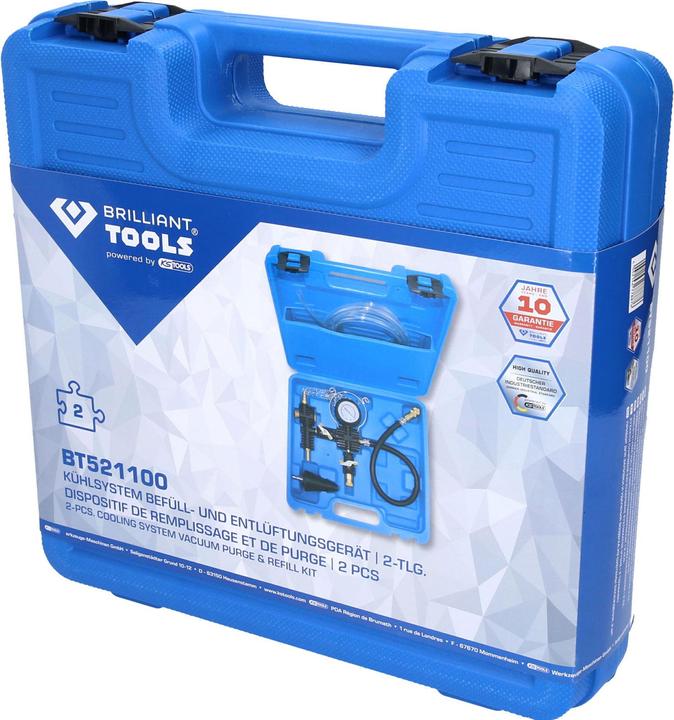 Image du produit Brilliant Tools Système de refroidissement Dispositif de remplissage et de ventilation