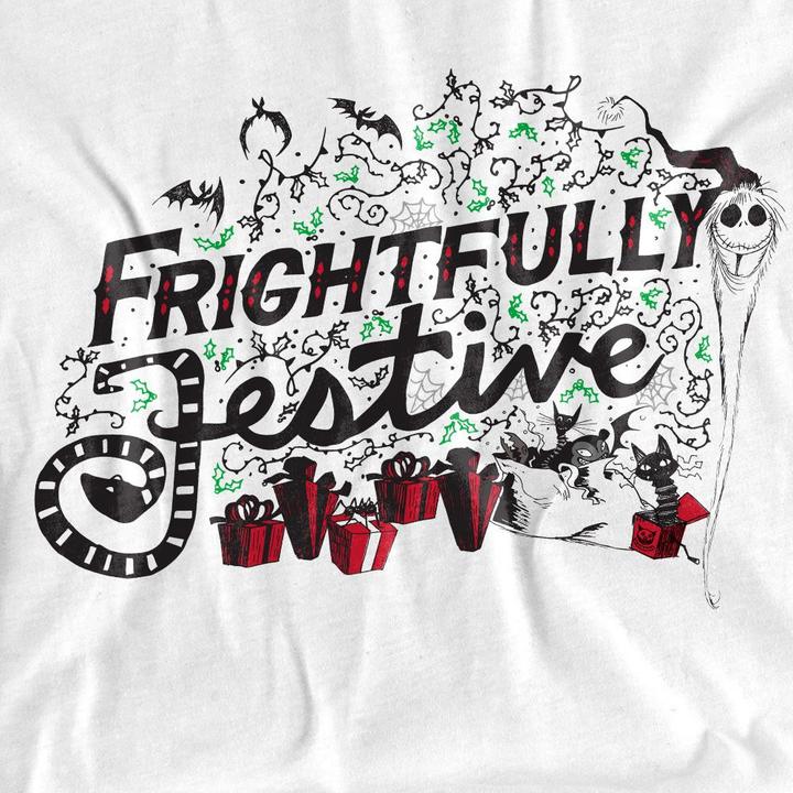 Immagine prodotto The Nightmare Before Christmas Frightfully Festive Holiday Maglietta Donna (XXL)