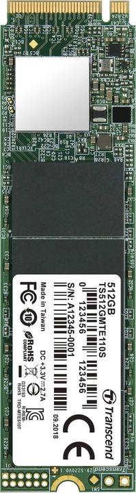 Image du produit Transcend 110S (512 Go, M.2 2280)