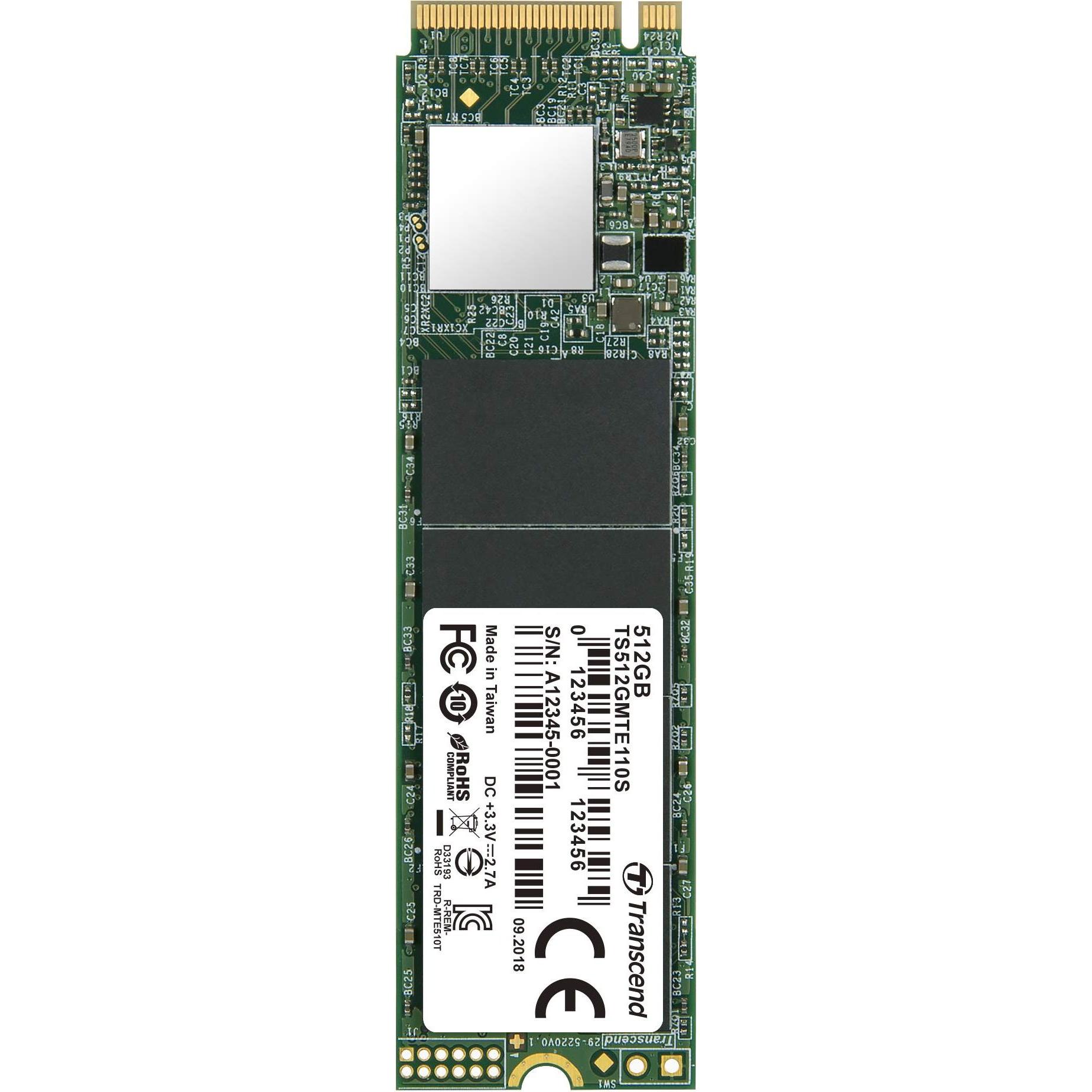 Thumbnail - Transcend 110S (512 GB, M.2 2280), SSD