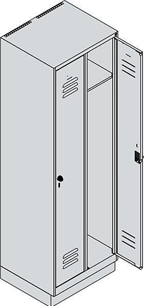 Actual product image C+P Classic PLUS locker (60 cm, 195 cm)