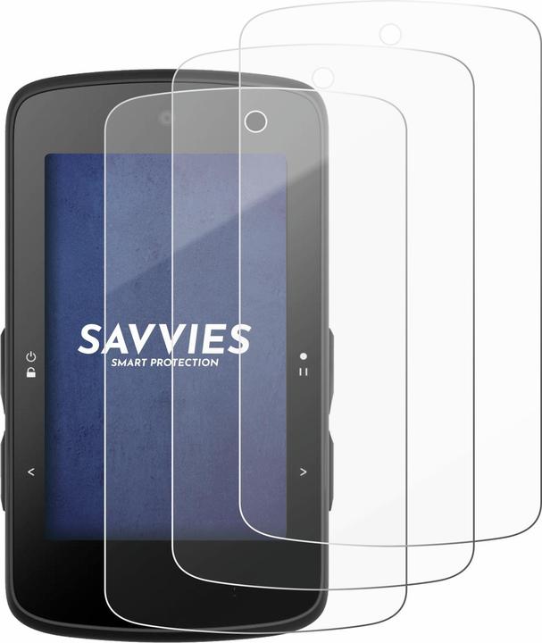 Actual product image Savvies 3x Smart Glass - 9H Hybrid Glass Screen Protector for Bryton Rider 750 SE