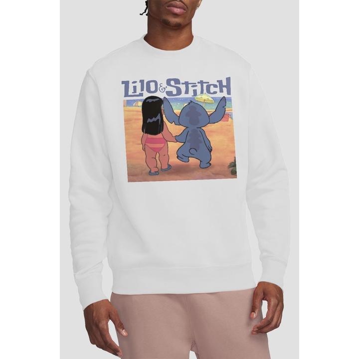 Actual product image Lilo & Stitch Unisex Adult Into The Sunset Sweatshirt (S)