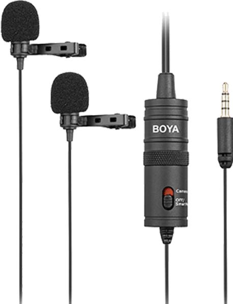 Actual product image Boya BY-M1DM Dual Lavalier