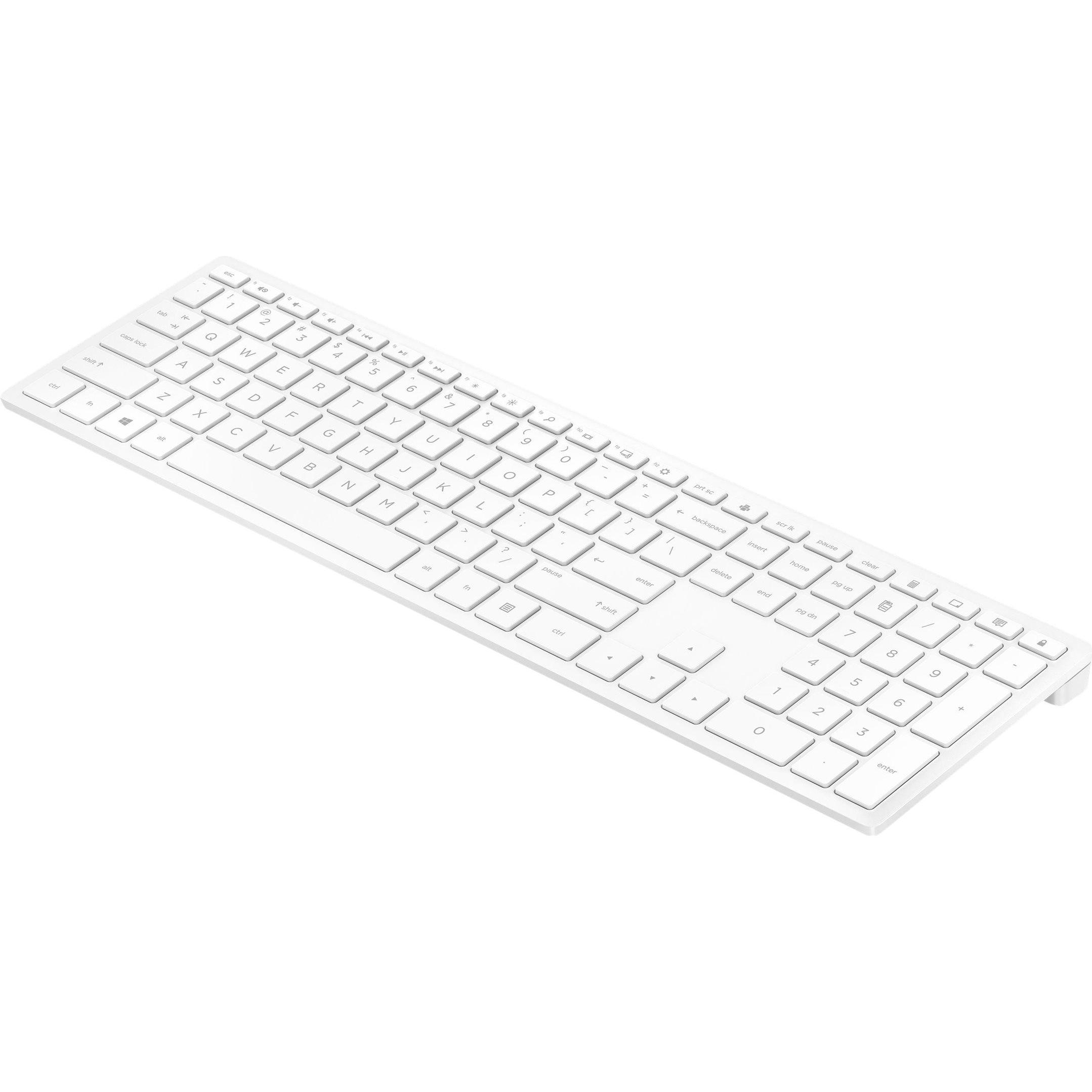 HP Pavilion 600 (DE, Kabellos), Tastatur, Weiss