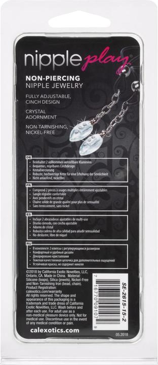 Produktbild CalExotics Nipple Jewel Crystal Teardrop