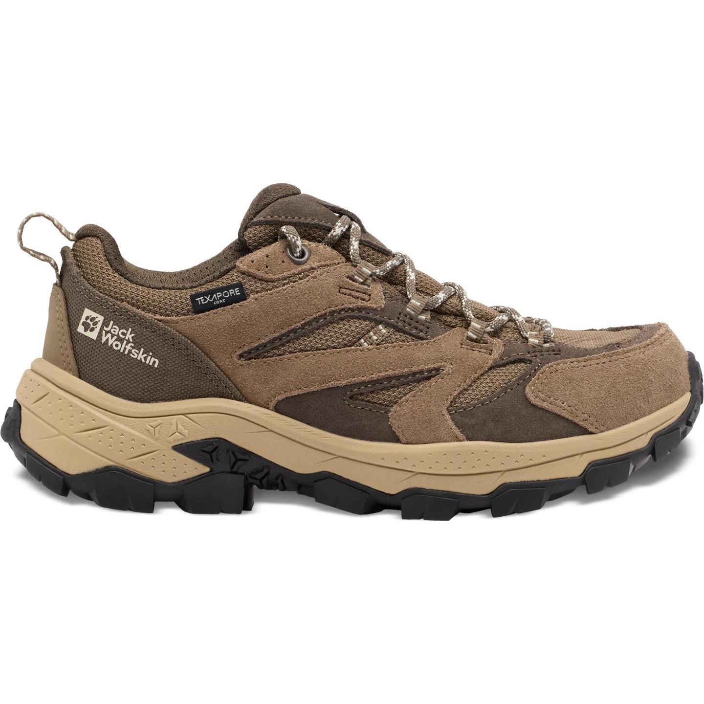 Jack Wolfskin, Damen, Wanderschuhe, Women's Vojo Tour Texapore Low (37.5), Braun