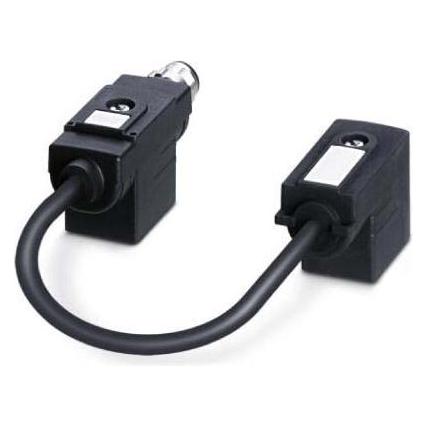 Phoenix Contact Dubbele klepstekkeradapter SAC-MR/0,2-116/2XB-1L-Z SCO Inhoud: 1 stuks., Kabels + Stekkers, Zwart
