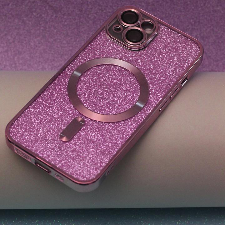 Produktbild OEM Glitter Chrome Mag für iPhone 13 6,1" rosa (Apple iPhone 13)