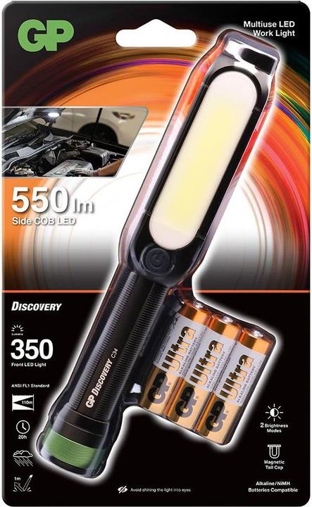 Actual product image GP Discovery C34 work light 30 h 217.5 (550 lm)