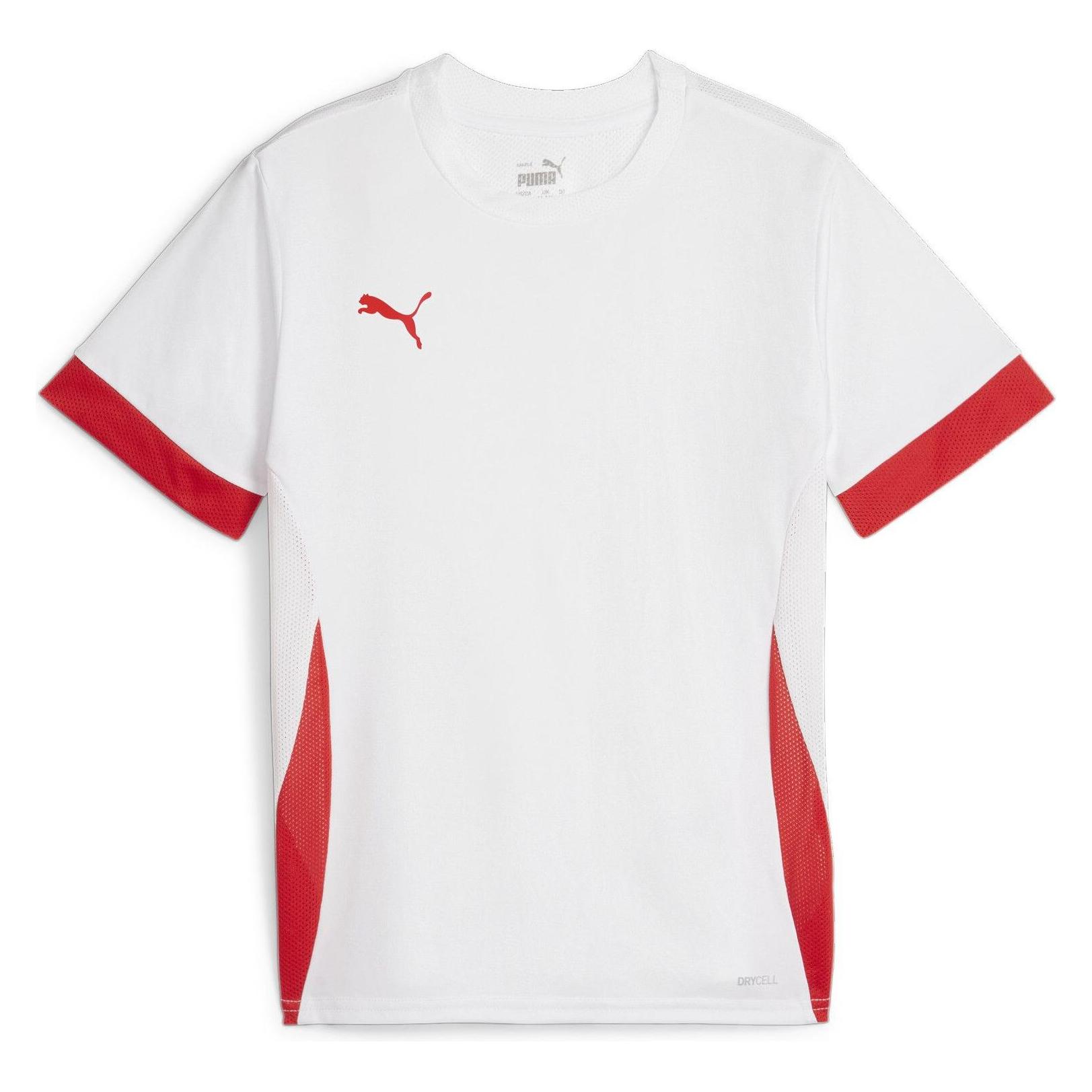 Puma, Unisex, Sportief Shirt, TeamGOAL Wedstrijdjersey Jr (164), Wit, 164