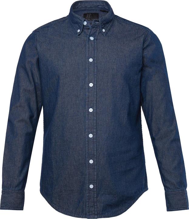 Produktbild JP1880 JP 1880 Denim-Hemd, Langarm, Buttondown-Kragen, Modern Basic Fit (5XL)
