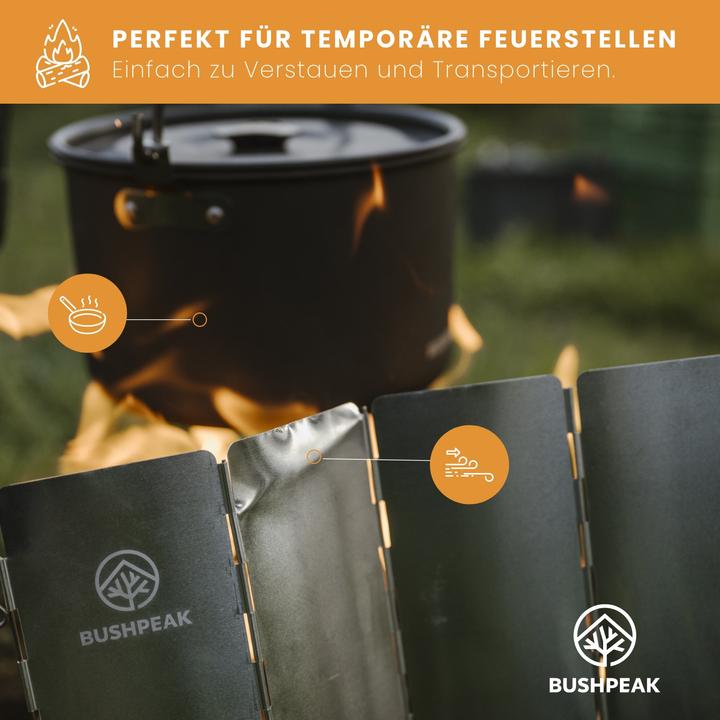 Actual product image Bushpeak Foldable windbreak - Storm Stopper