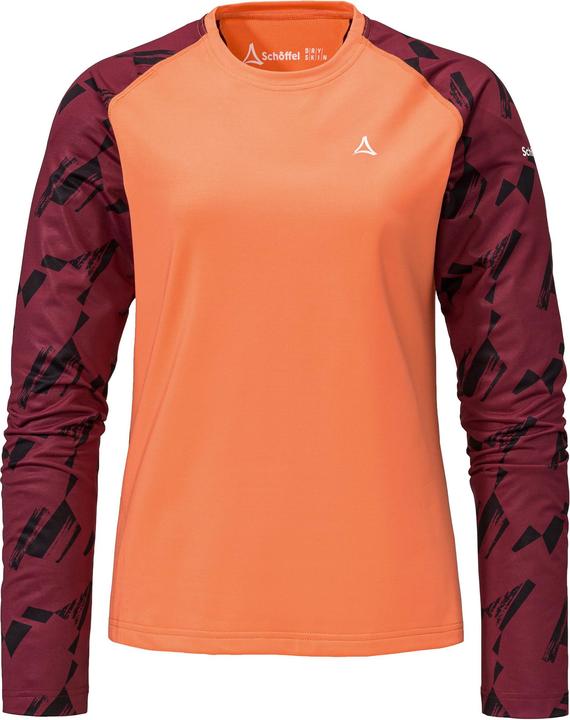 Maglia Tecnica Manica Lunga Schöffel Lakata Trail L - Traspirante, Asciugatura Rapida, Panno Per Occhiali Integrato, Donna