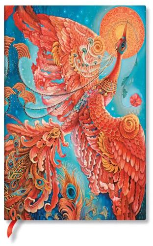 Produktbild Paperblanks Notizbuch Feuervogel Mini (Liniert, Harter Einband)