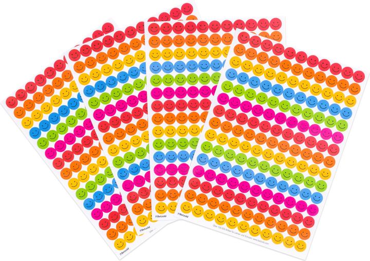 Produktbild Betzold Belohnungssticker bunte Sterne, 660 Stück