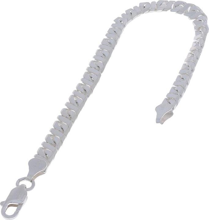 Produktbild Luxxos Gliederkette flach 925 Sterling Silber (925 Sterling Silber, 60 cm)