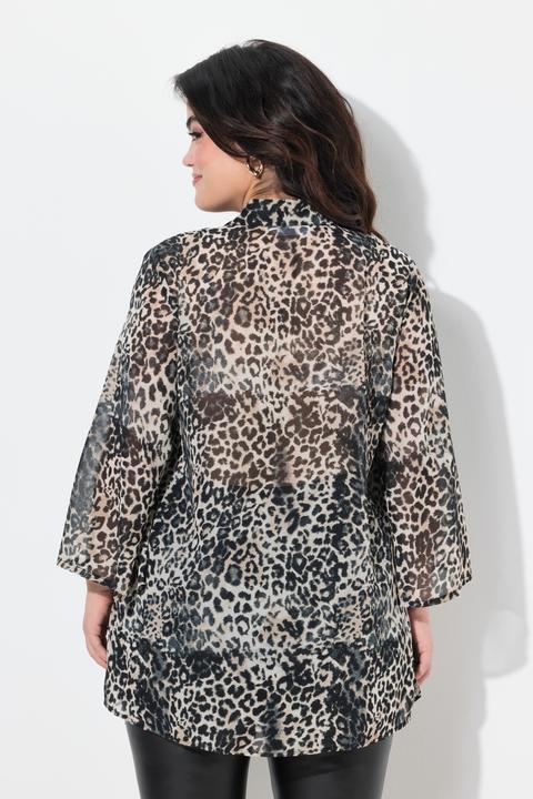 Immagine prodotto Angel of Style Chiffonbluse, Leomuster, 3/4-Trompetenärmel (46)