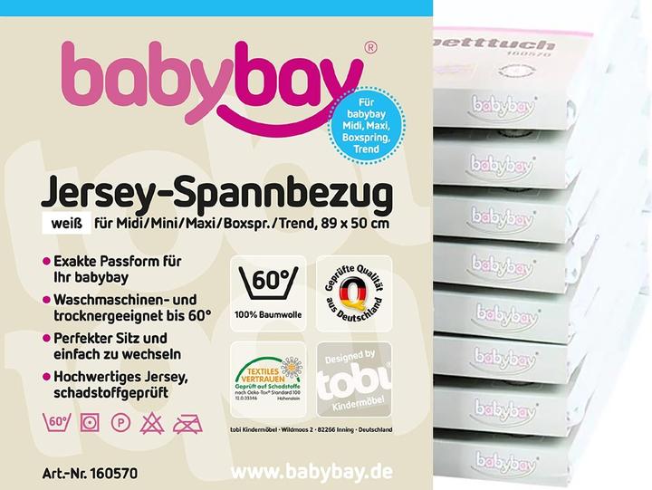 Image du produit Babybay Couverture à jersey (89 x 50 cm)