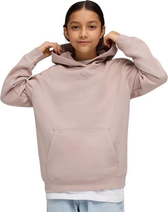 Image du produit Puma Sweat à capuche décontracté avec logo de chat centré pour enfants (152)