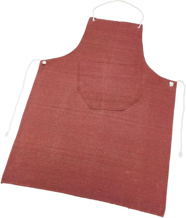 Actual product image Asatex Canvas apron, red-brown