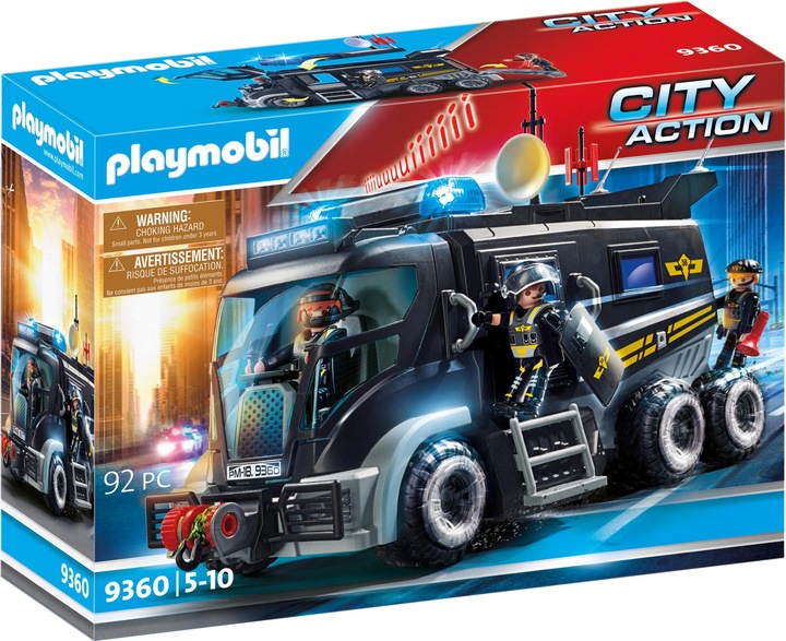 Produktbild Playmobil City Action SEK-Truck (9360, Playmobil City Action)