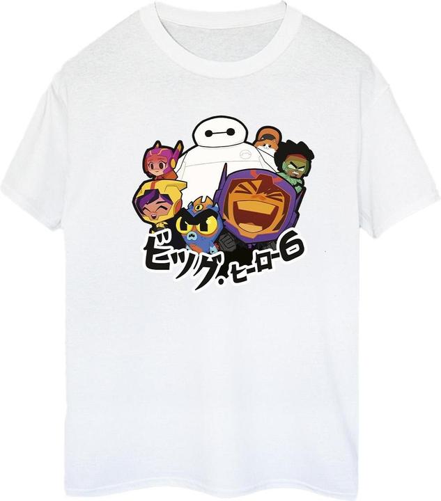 Immagine prodotto Disney Big Hero 6 Baymax Group Manga Maglietta Ampia Donna (M)