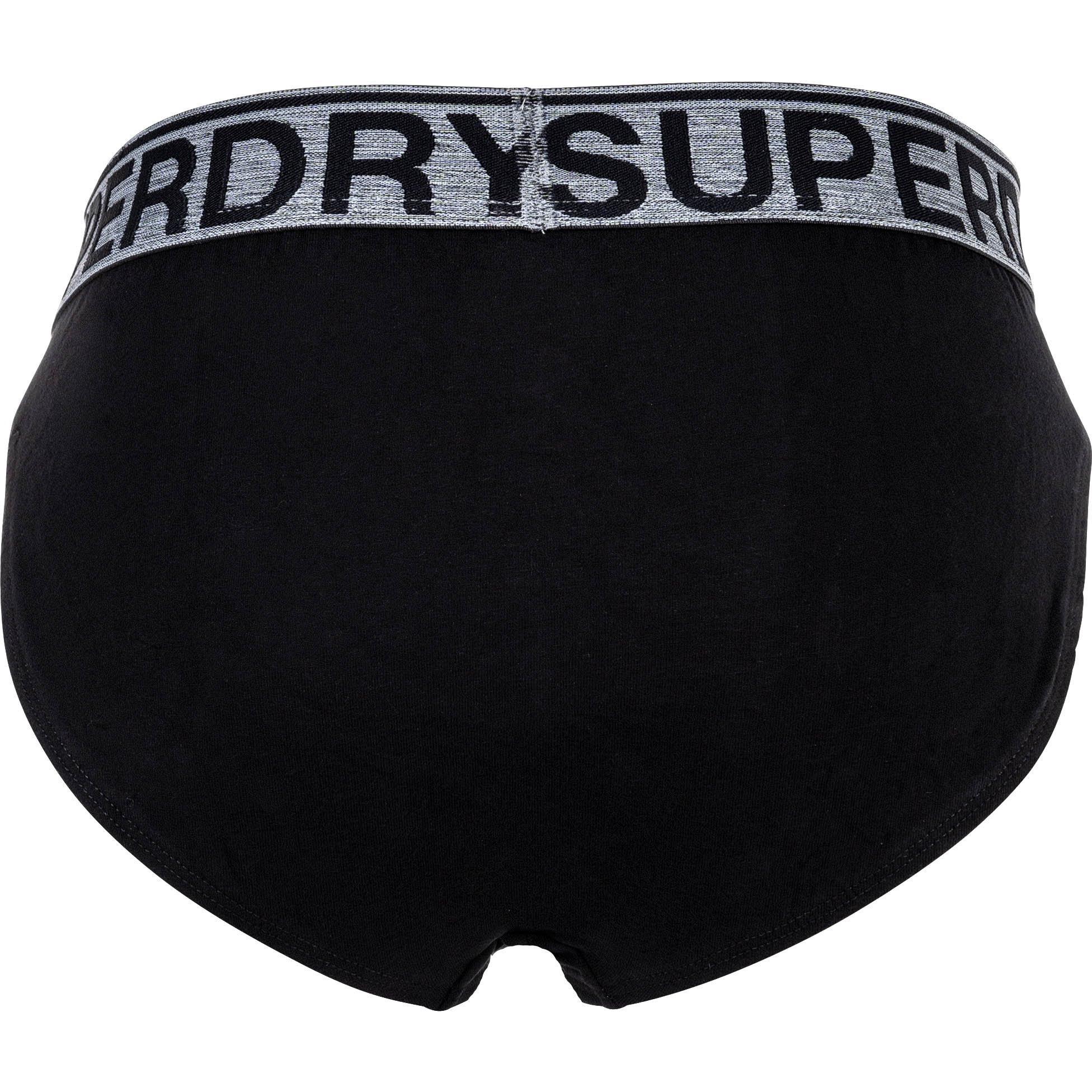 Thumbnail - Superdry, Herren, Unterhosen, Slip Casual Stretch, Schwarz, (M, 3er Pack)