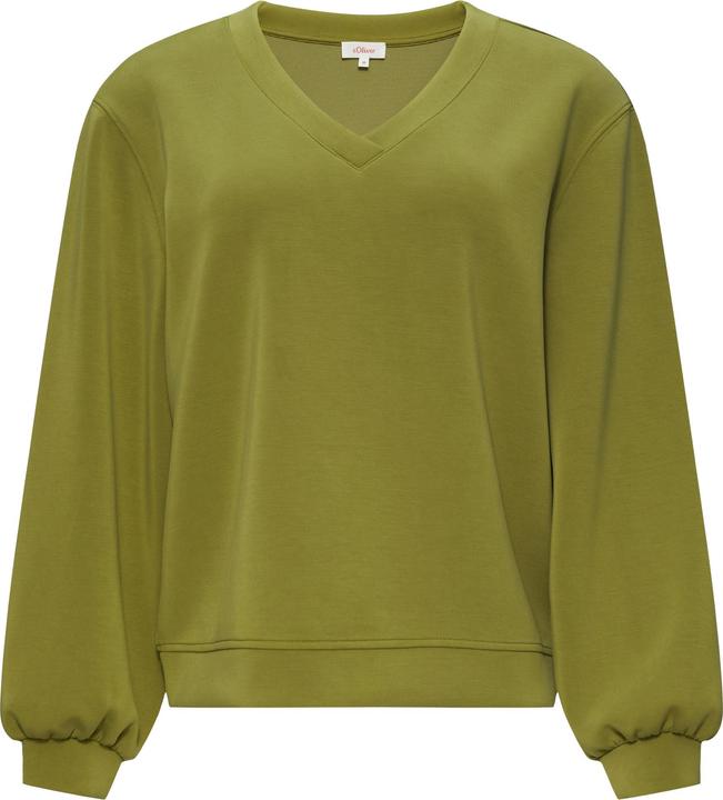 Immagine prodotto S.Oliver Sweatshirt Scuba-Sweatshirt mit V-Ausschnitt (34)