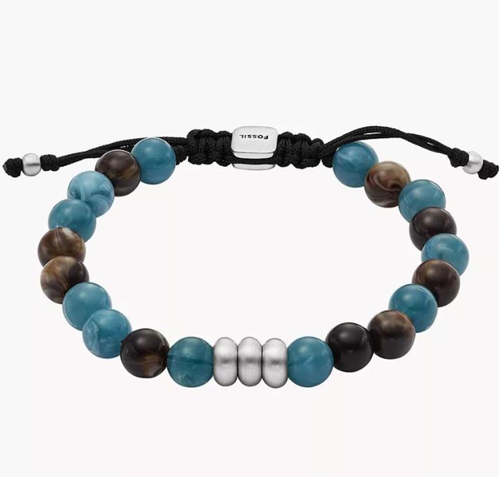 Image du produit Fossil Bracelet de bijoux (25.50 cm, Acier inoxydable, Matières plastiques, Nylon)