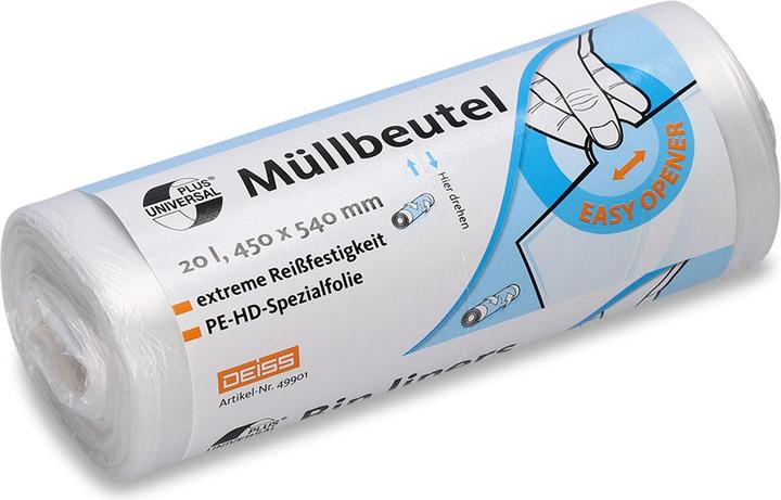 Produktbild Deiss PE-Abfallsäcke (2000 x, 16 l)
