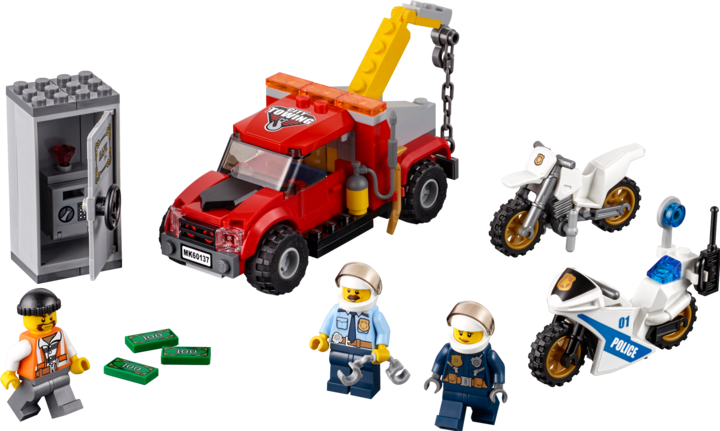 Immagine prodotto LEGO Un carro attrezzi sulla strada (60137, LEGO City)