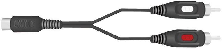 Produktbild SpeaKa Professional Cinch/DIN-Anschluss Adapterkabel 2xCinch-Stecker Diodenstecker 5pol (DIN) 1.5 m (1.50 m, Cinch)