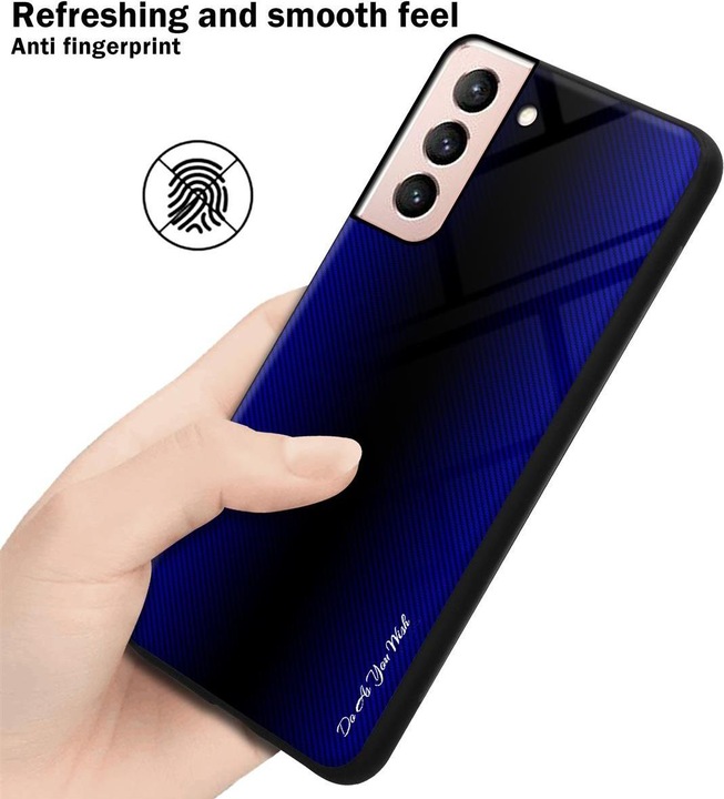 Productafbeelding Cadorabo TPU gestreepte glasplaat (Samsung Galaxy S21 5G)