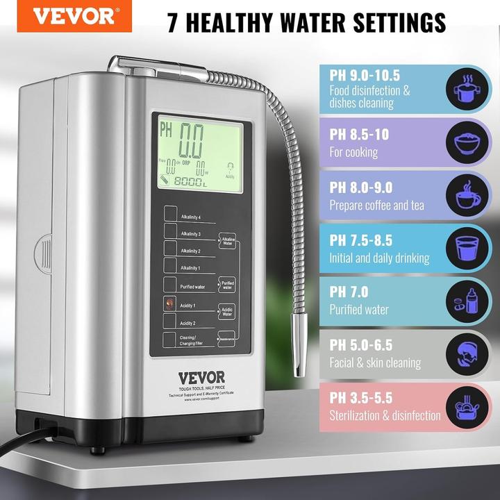 Actual product image Vevor Water Ionizer (1x)