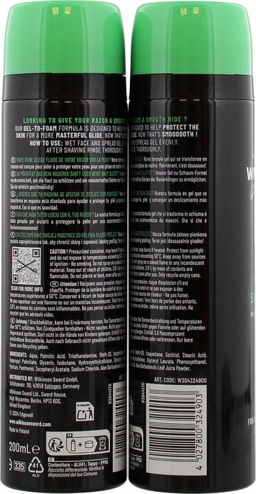 Immagine prodotto Wilkinson Gel da barba sensibile 200 ml (200 ml, Gel da barba)