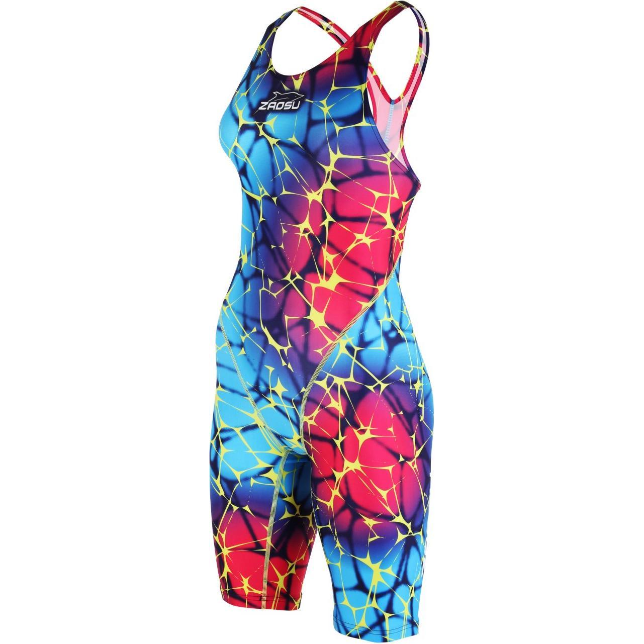 Zaosu, Damen, Badeanzug, Z-ColorMesh Swimsuit, Mehrfarbig, (176)