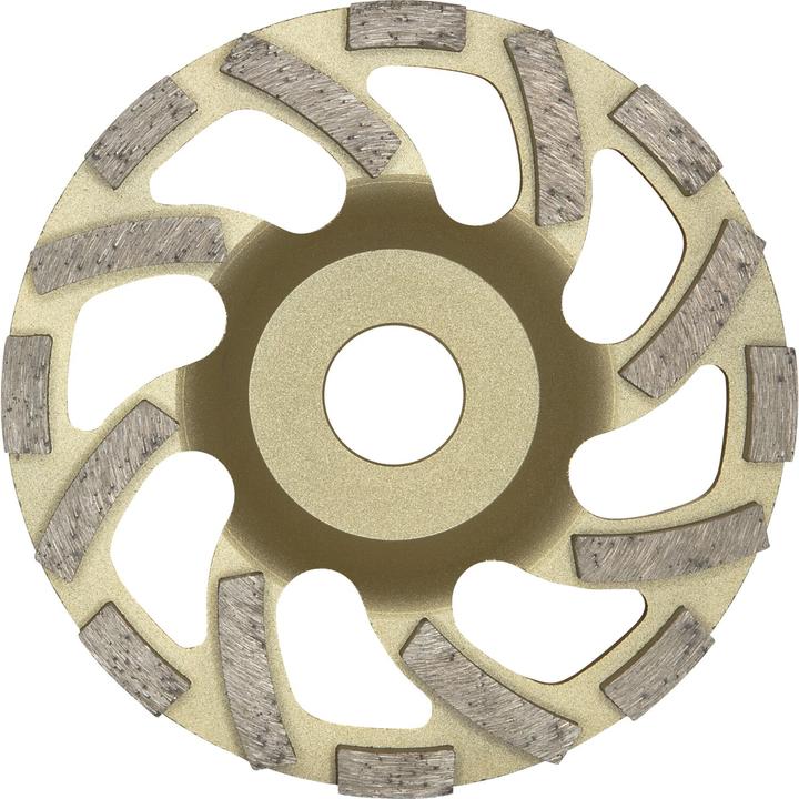 Produktbild Diewe Diamant Trockenschleifteller New Fan Cup Gold 125 x 22 x 22.23 mm